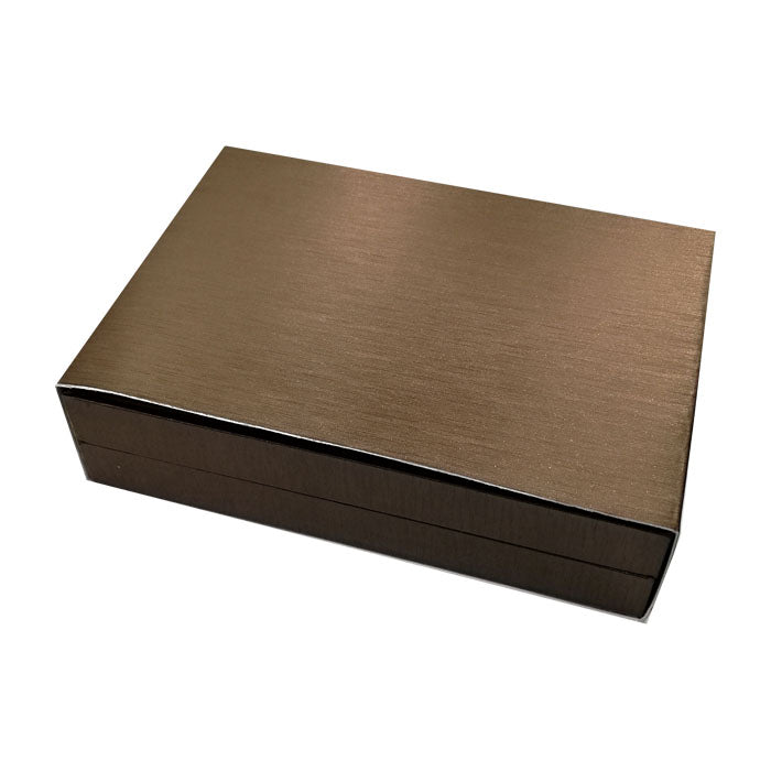 Jewelry box Pendant silk look Bronze 10 pieces