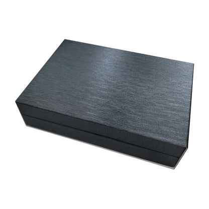 Jewelry box Pendant silk look Gray 10 pcs
