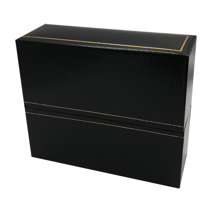Juwelendoosje Lederlook - Bangle Zwart 10st