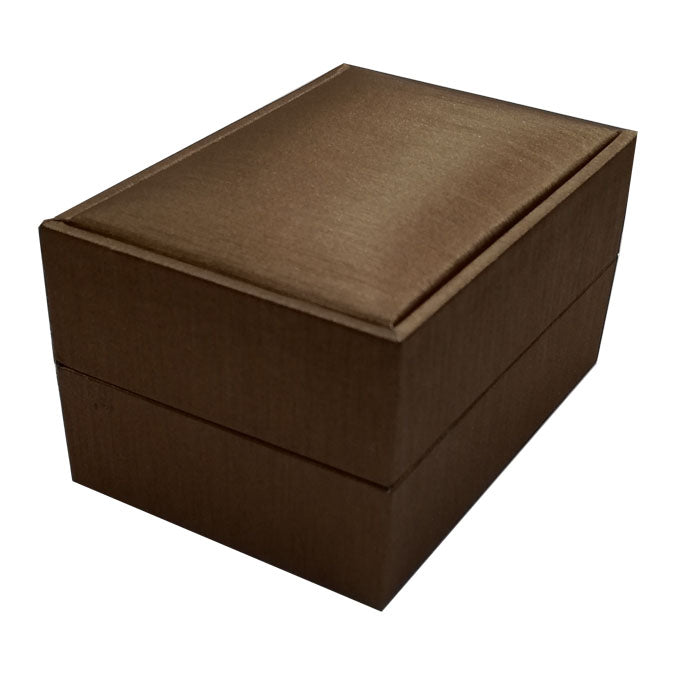 Jewelry box silk look Wedding Ring Bronze 10 pcs