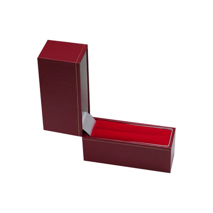 Boîte à bijoux Aspect cuir - Bracelet Rouge 10 pcs