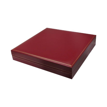 Boîte à bijoux Aspect cuir - Collier Rouge 5 pcs