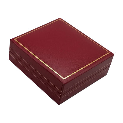Sieradendoosje Lederlook - Oorbellen Small Rood 20st